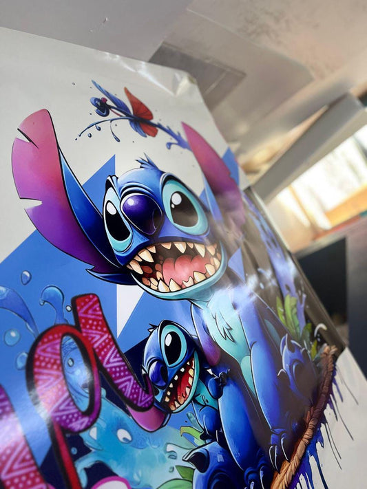 Stitch, Car Livery, Cast Vinyl Wrap, Universal Size, Car Wrap, Car Decal, Car Foil Design - Evreka Decal