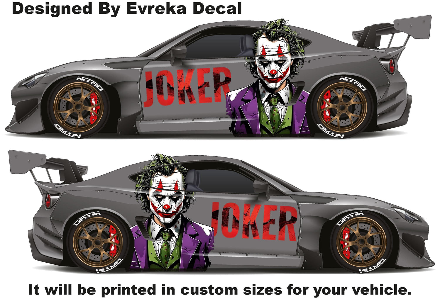 Joker Car Wrap