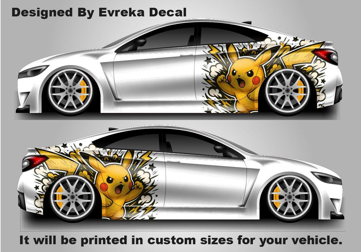 Pokemon Car Wrap