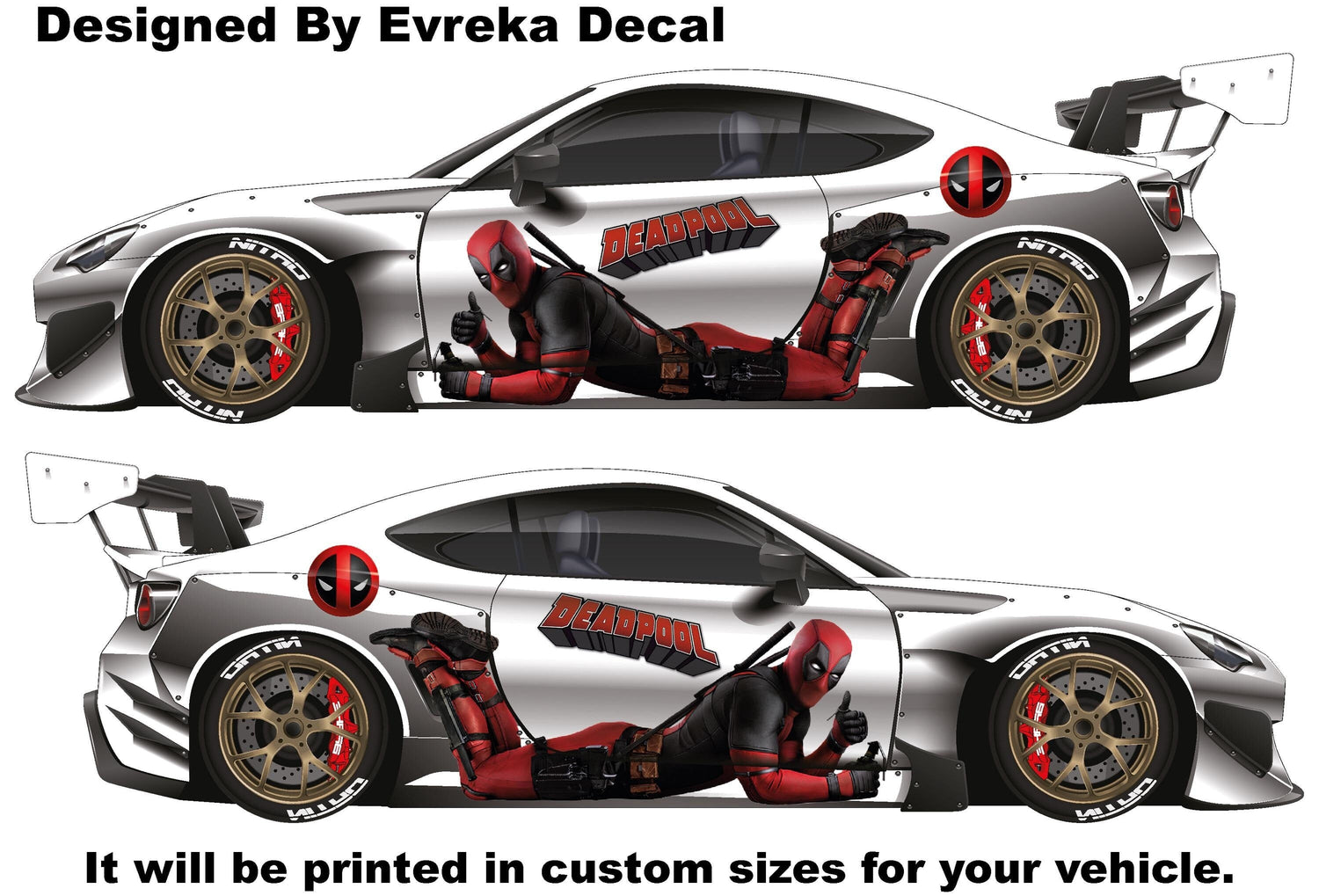 Deadpool Car Wrap