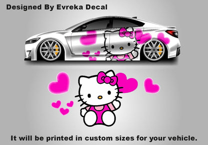 Hello Kitty Car Decals: Cuteness On the Go! Car Vinyl | Comics character, Designed Car Livery, Cast Vinyl Wrap - Evreka Decal
