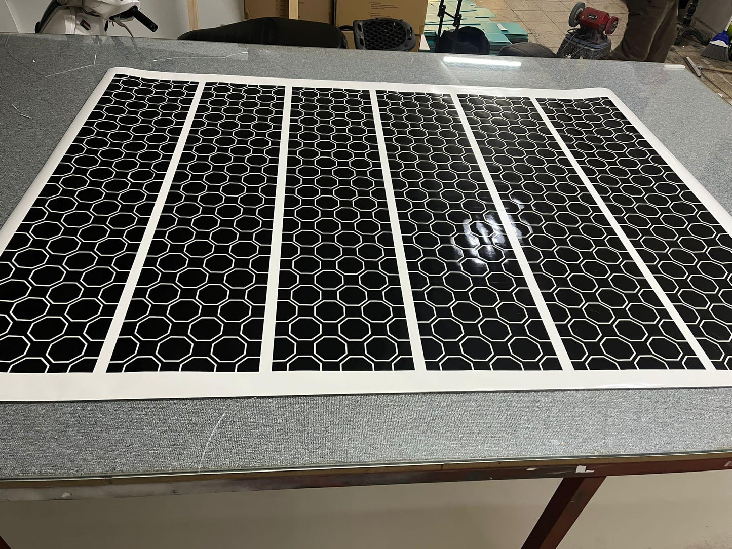 Honey Comb RACING Stripes Dual 10" for Dodge Charger and challenger With Trim Package Charger GT, SRT, Scatpack, Hellcat Car Decals Dodge Ch - Evreka Decal