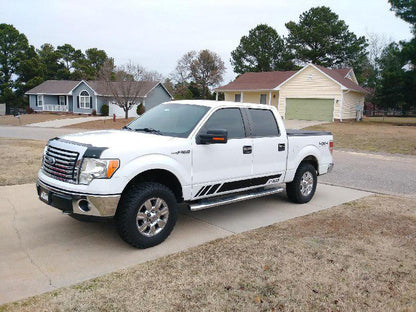 Custom Rocker Stripes Decals Compatible with Ford F150 Super Crew Cab 5.5'' Both Sides - Evreka Decal
