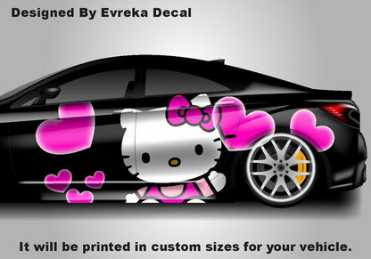 Hello Kitty Car Decals: Cuteness On the Go! Car Vinyl | Comics character, Designed Car Livery, Cast Vinyl Wrap - Evreka Decal