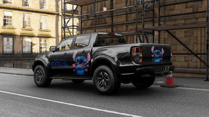 Stitch, Car Livery, Cast Vinyl Wrap, Universal Size, Car Wrap, Car Decal, Car Foil Design - Evreka Decal