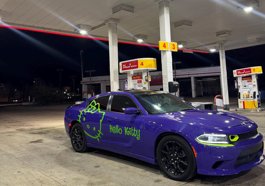 2x Hello Kitty Car Decals: Cuteness On the Go! Car Vinyl | Comics character, Designed Car Livery, Cast Vinyl Wrap | BOTH SIDE - Evreka Decal