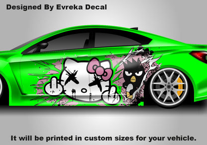 Hello Kitty Car Decals: Cuteness On the Go! Car Vinyl | Comics character, Designed Car Livery, Cast Vinyl Wrap - Evreka Decal