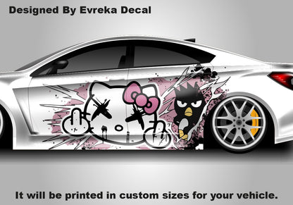 Hello Kitty Car Decals: Cuteness On the Go! Car Vinyl | Comics character, Designed Car Livery, Cast Vinyl Wrap - Evreka Decal