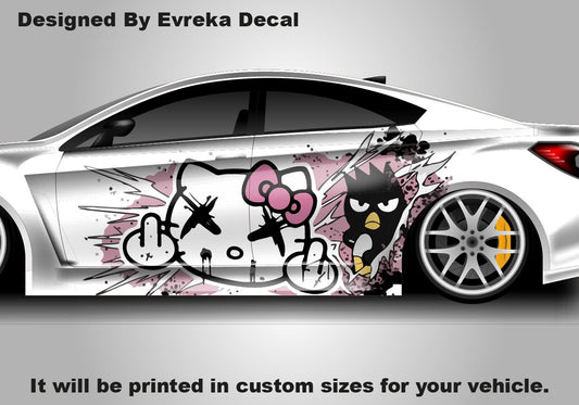Hello Kitty Car Decals: Cuteness On the Go! Car Vinyl | Comics character, Designed Car Livery, Cast Vinyl Wrap - Evreka Decal