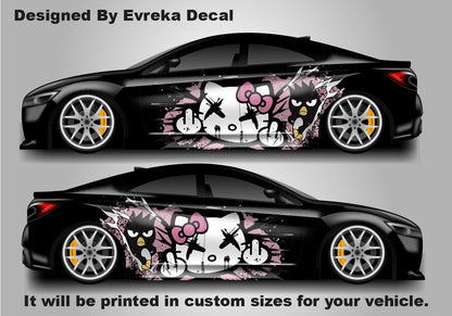 Hello Kitty Car Decals: Cuteness On the Go! Car Vinyl | Comics character, Designed Car Livery, Cast Vinyl Wrap - Evreka Decal