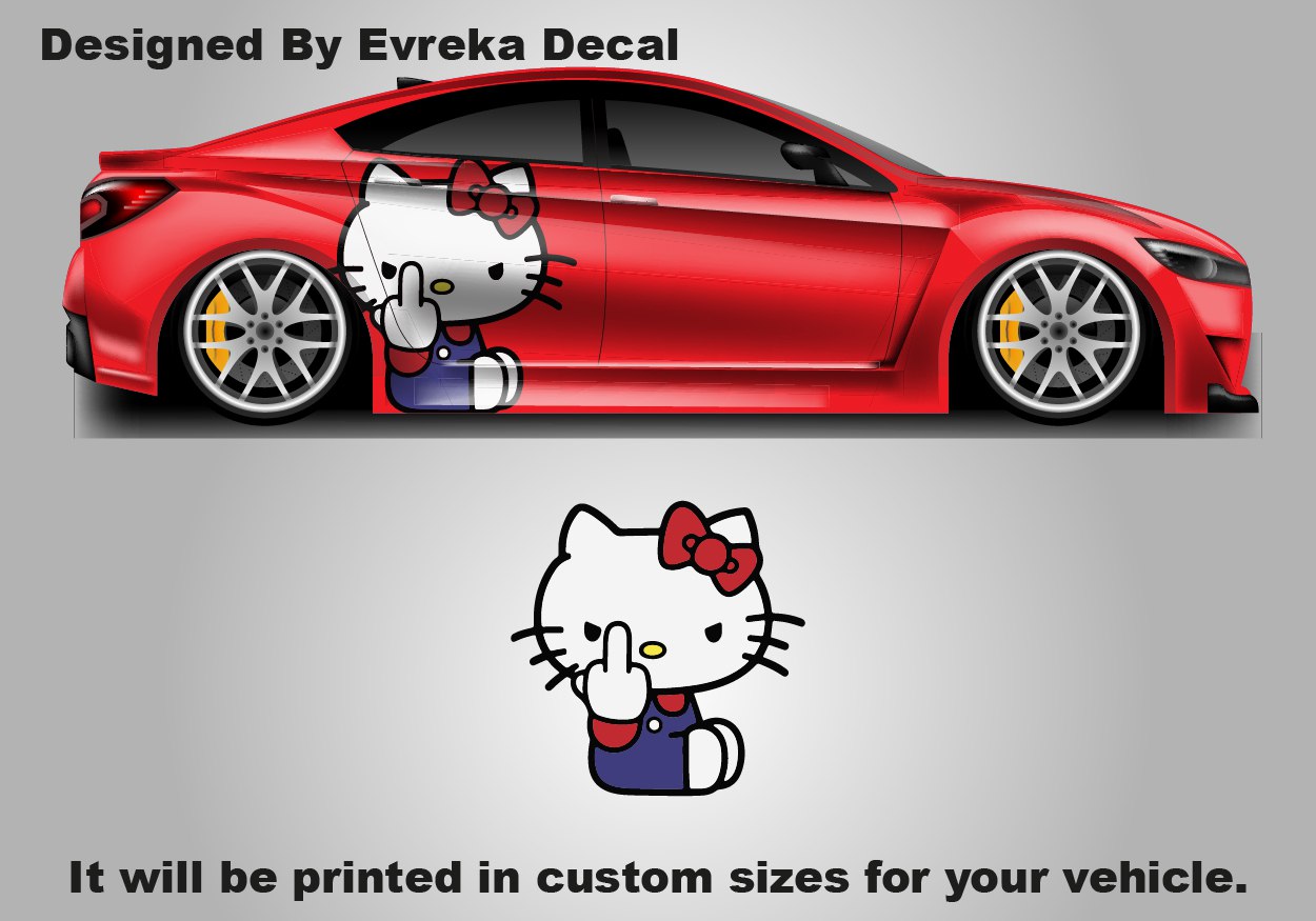 Hello Kitty Car Decals: Cuteness On the Go! Car Vinyl | Comics character, Designed Car Livery, Cast Vinyl Wrap (Kopya)