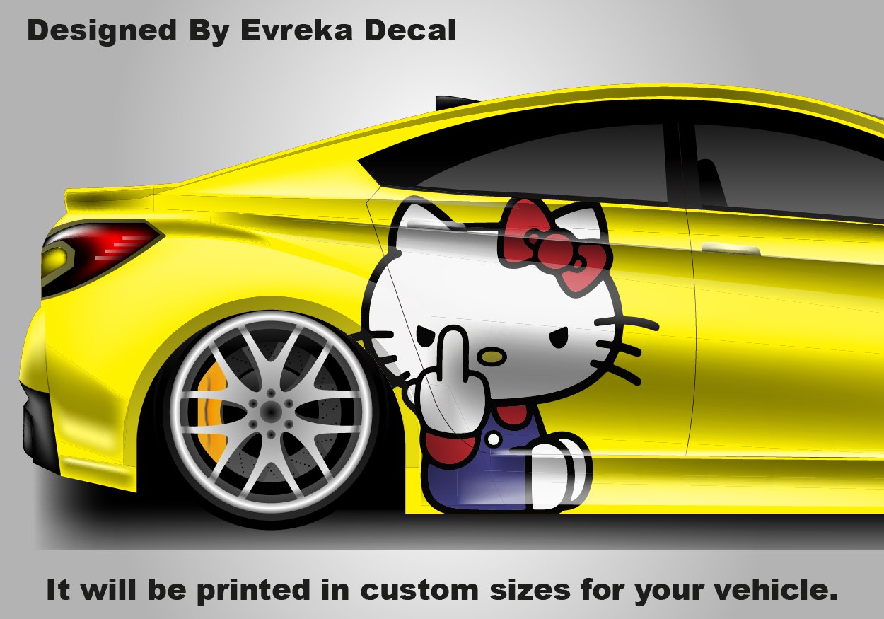 Hello Kitty Car Decals: Cuteness On the Go! Car Vinyl | Comics character, Designed Car Livery, Cast Vinyl Wrap (Kopya)