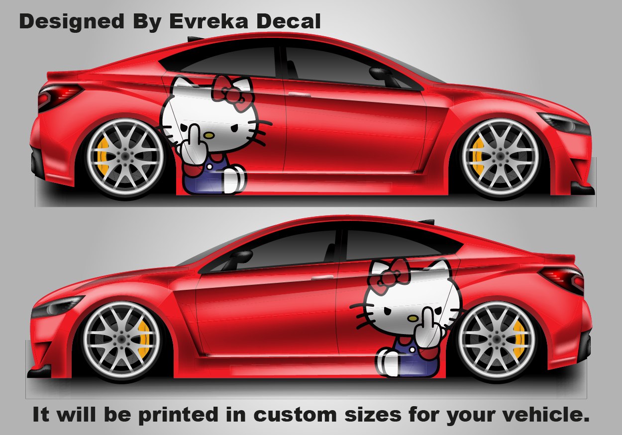 Hello Kitty Car Decals: Cuteness On the Go! Car Vinyl | Comics character, Designed Car Livery, Cast Vinyl Wrap (Kopya)