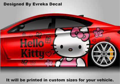 Hello Kitty Car Decals: Cuteness On the Go! Car Vinyl | Comics character, Designed Car Livery, Cast Vinyl Wrap - Evreka Decal