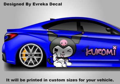 Kuromi Car Decals: Cuteness On the Go! Car Vinyl | Comics character, Designed Car Livery, Cast Vinyl Wrap - Evreka Decal