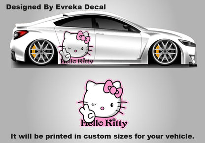 Hello Kitty Car Decals: Cuteness On the Go! Car Vinyl | Comics character, Designed Car Livery, Cast Vinyl Wrap - Evreka Decal