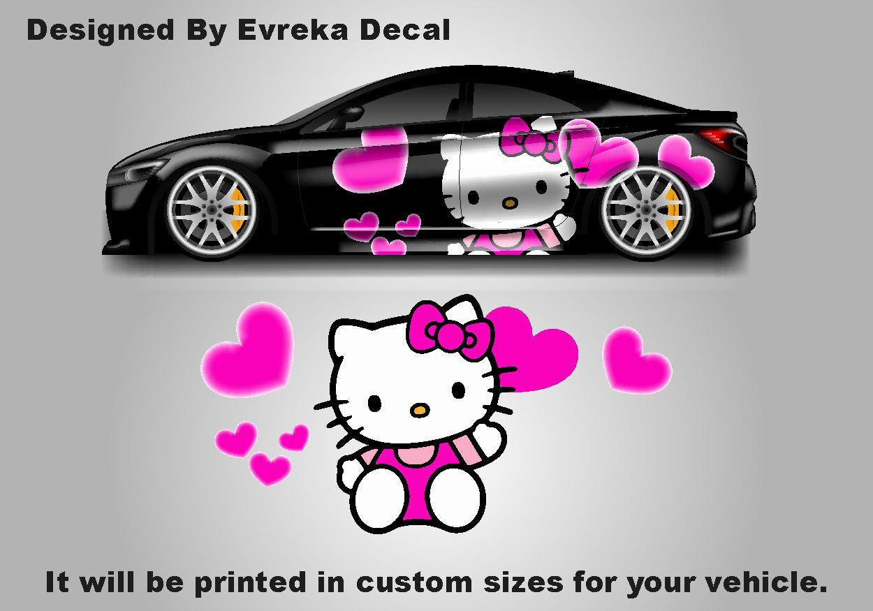 Hello Kitty Car Decals: Cuteness On the Go! Car Vinyl | Comics character, Designed Car Livery, Cast Vinyl Wrap - Evreka Decal