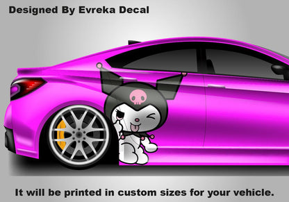 Kuromi Car Decals: Cuteness On the Go! Car Vinyl | Comics character, Designed Car Livery, Cast Vinyl Wrap - Evreka Decal