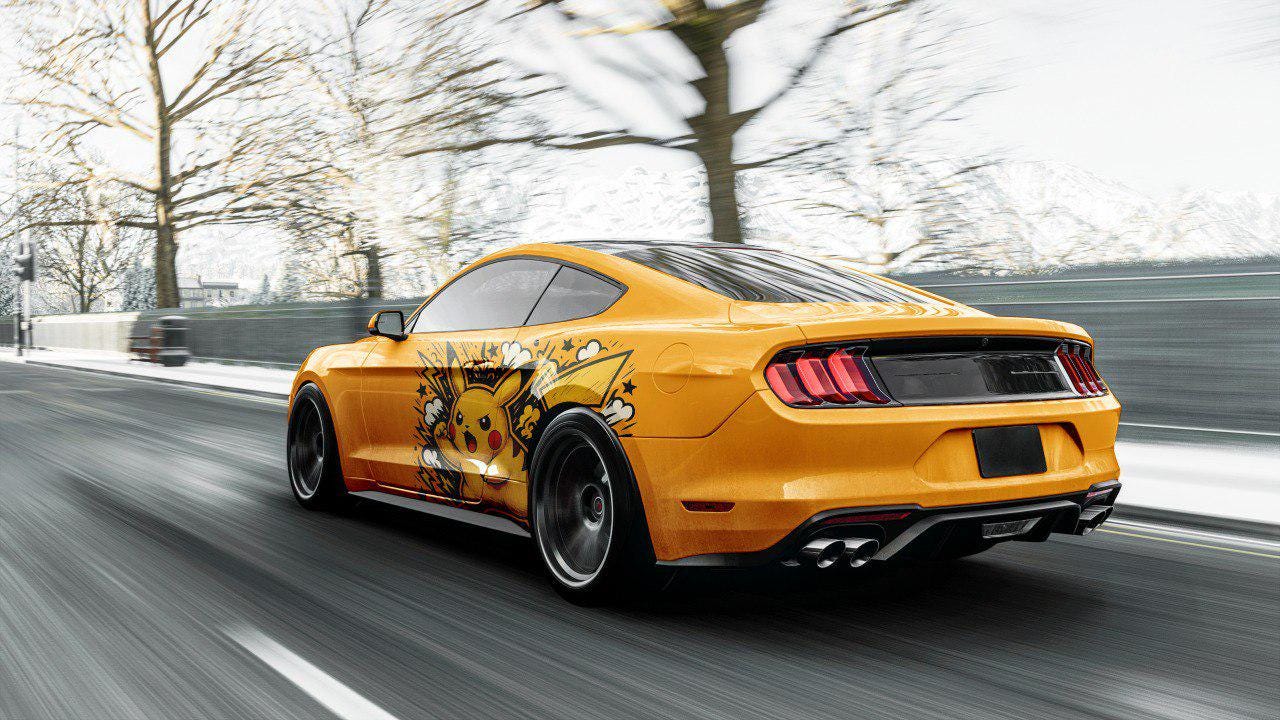 Pikachu Car Decals: Car Vinyl | Hood And Car Side Decal | Comics character, Pokemon character, Designed Car Livery, Cast Vinyl Wrap - Evreka Decal