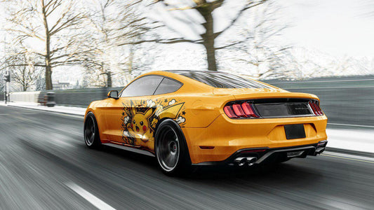 Pikachu Car Decals: Car Vinyl | Hood And Car Side Decal | Comics character, Pokemon character, Designed Car Livery, Cast Vinyl Wrap - Evreka Decal