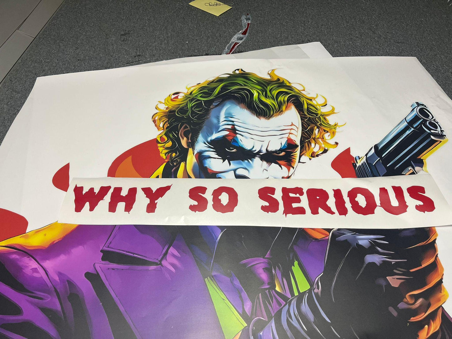 Joker Car Wrap, Car Livery, Cast Vinyl Wrap, Universal Size, Car Wrap, Car Decal, Car Foil Design - Evreka Decal