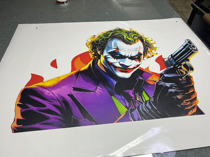 Joker Car Wrap, Car Livery, Cast Vinyl Wrap, Universal Size, Car Wrap, Car Decal, Car Foil Design - Evreka Decal