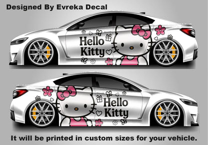 Hello Kitty Car Decals: Cuteness On the Go! Car Vinyl | Comics character, Designed Car Livery, Cast Vinyl Wrap - Evreka Decal