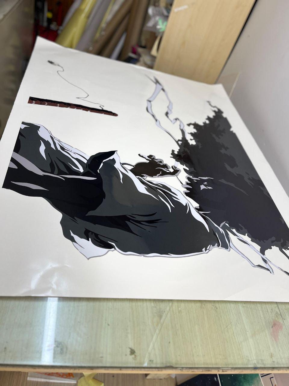 Afro Samurai Car Wrap, Japanese Vehicle Shine, Cast Vinyl Wrap, Universal Size afro Samurai Anime Car Sticker Car Decal - Evreka Decal