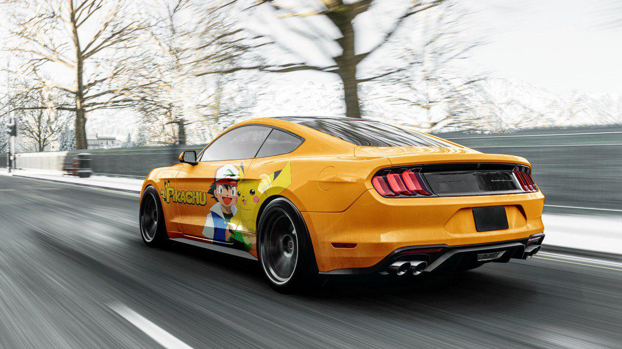 Pikachu And Ash Car Decals: Car Vinyl | Hood And Car Side Decal | Comics character, Pokemon character, Designed Car Livery, Cast Vinyl Wrap - Evreka Decal