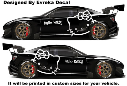 1x Hello Kitty Car Decals: Cuteness On the Go! Car Vinyl | Comics character, Designed Car Livery, Cast Vinyl Wrap - Evreka Decal