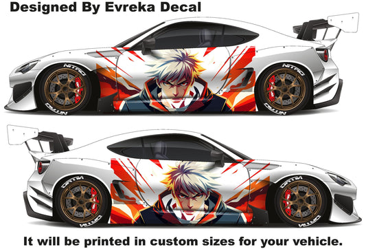 Lıght Yagami | Anime Car Wrap | Anime Car Decals | Vinyl stickers | Large decal | Charger, Challenger, Mustang, Camaro, Anime Cartoon - Evreka Decal
