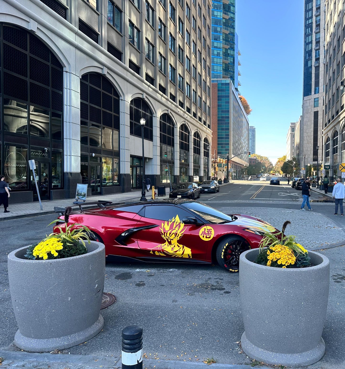 Goku Both Side x2, Anime, Car Livery, Cast Vinyl Wrap, Universal Size, Car Wrap, Car Decal, Car Foil Design