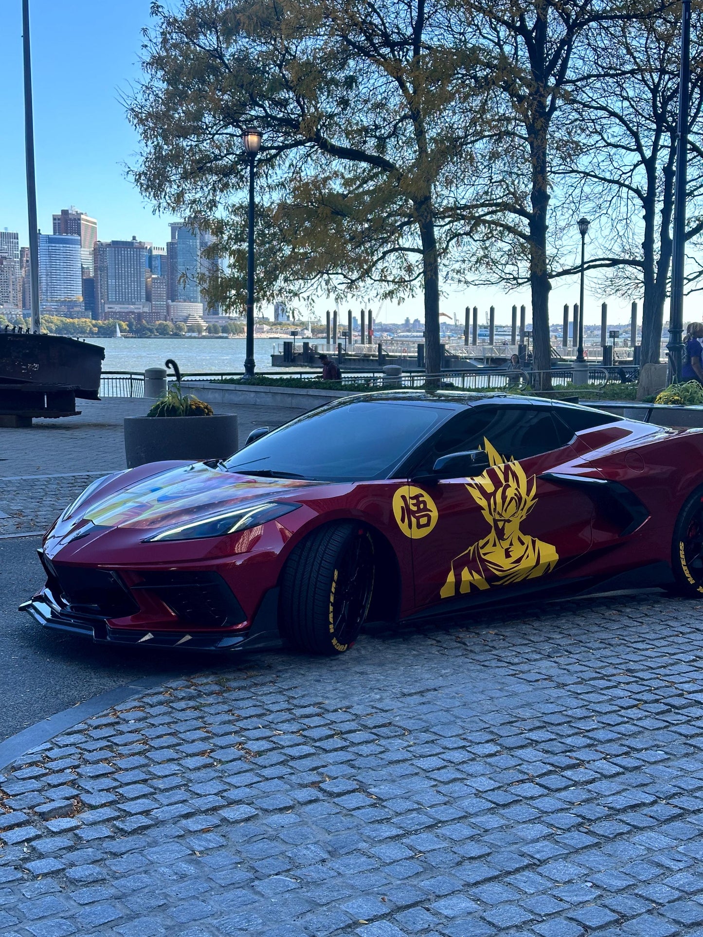 Goku Both Side x2, Anime, Car Livery, Cast Vinyl Wrap, Universal Size, Car Wrap, Car Decal, Car Foil Design