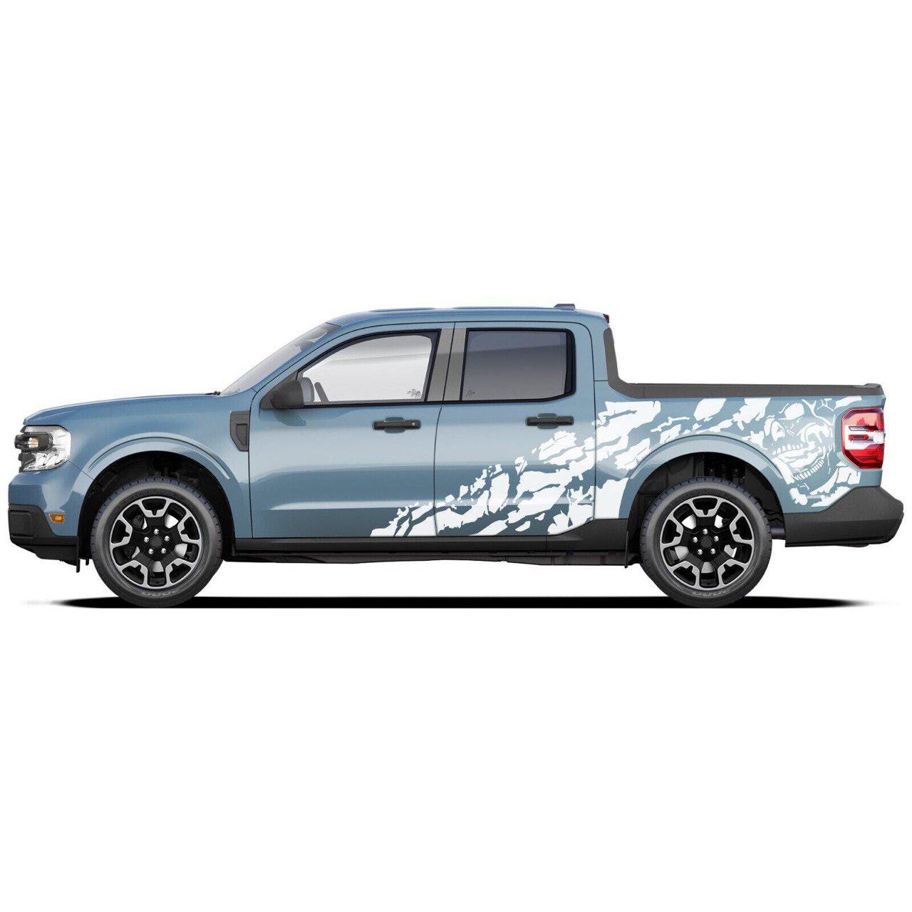 Nightmare side graphics stickers decals compatible with Ford Maverick Both Sides