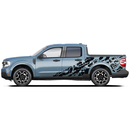Nightmare side graphics stickers decals compatible with Ford Maverick Both Sides
