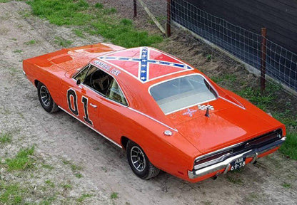 Dukes Of Hazzard General Lee Roff Banner 01 DECAL SET