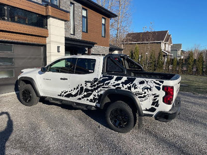 Nightmare side graphics stickers decals compatible with Ford Maverick Both Sides