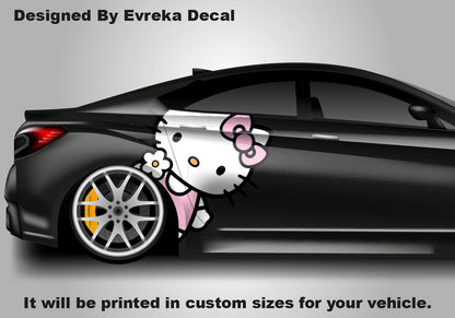Hello Kitty Car Decals: Cuteness On the Go! Car Vinyl | Comics character, Designed Car Livery, Cast Vinyl Wrap