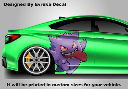 Gengar Car Decals: Car Vinyl | Comics character, Pokemon character, Designed Car Livery, Cast Vinyl Wrap