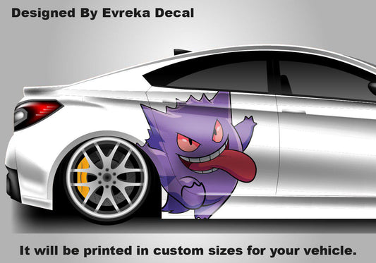 Gengar Car Decals: Car Vinyl | Comics character, Pokemon character, Designed Car Livery, Cast Vinyl Wrap