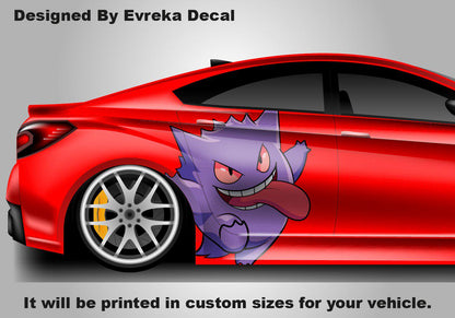 Gengar Car Decals: Car Vinyl | Comics character, Pokemon character, Designed Car Livery, Cast Vinyl Wrap