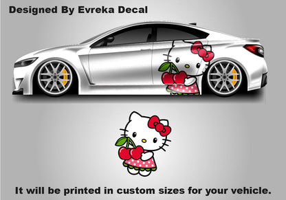 Hello Kitty Car Decals: Cuteness On the Go! Car Vinyl | Comics character, Designed Car Livery, Cast Vinyl Wrap