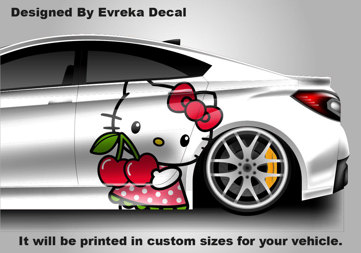 Hello Kitty Car Decals: Cuteness On the Go! Car Vinyl | Comics character, Designed Car Livery, Cast Vinyl Wrap
