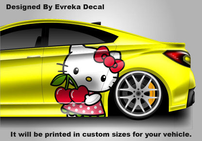 Hello Kitty Car Decals: Cuteness On the Go! Car Vinyl | Comics character, Designed Car Livery, Cast Vinyl Wrap