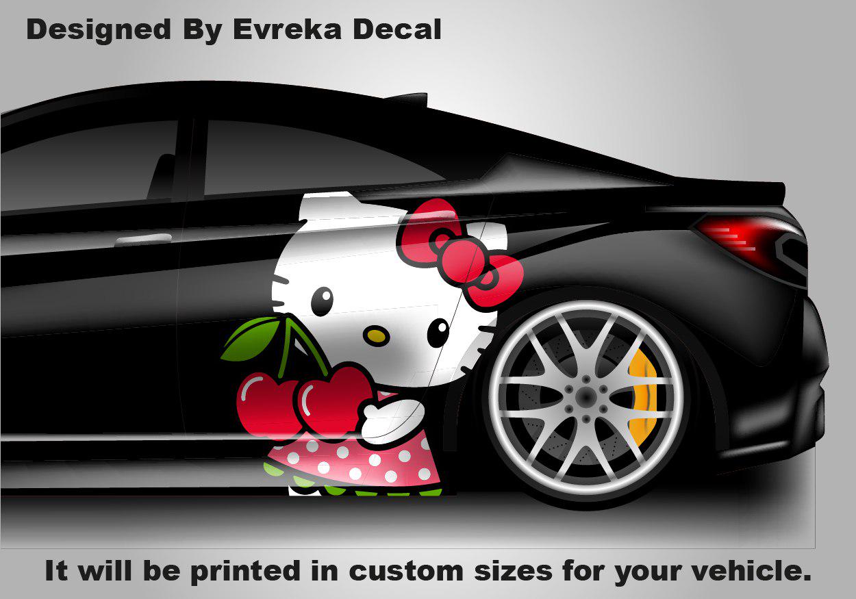 Hello Kitty Car Decals: Cuteness On the Go! Car Vinyl | Comics character, Designed Car Livery, Cast Vinyl Wrap