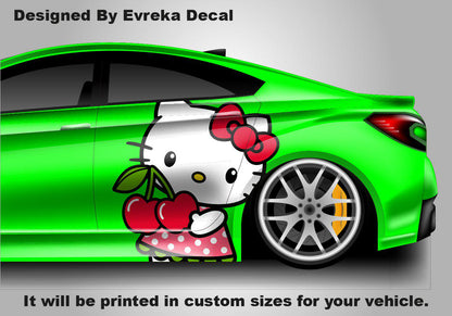 Hello Kitty Car Decals: Cuteness On the Go! Car Vinyl | Comics character, Designed Car Livery, Cast Vinyl Wrap