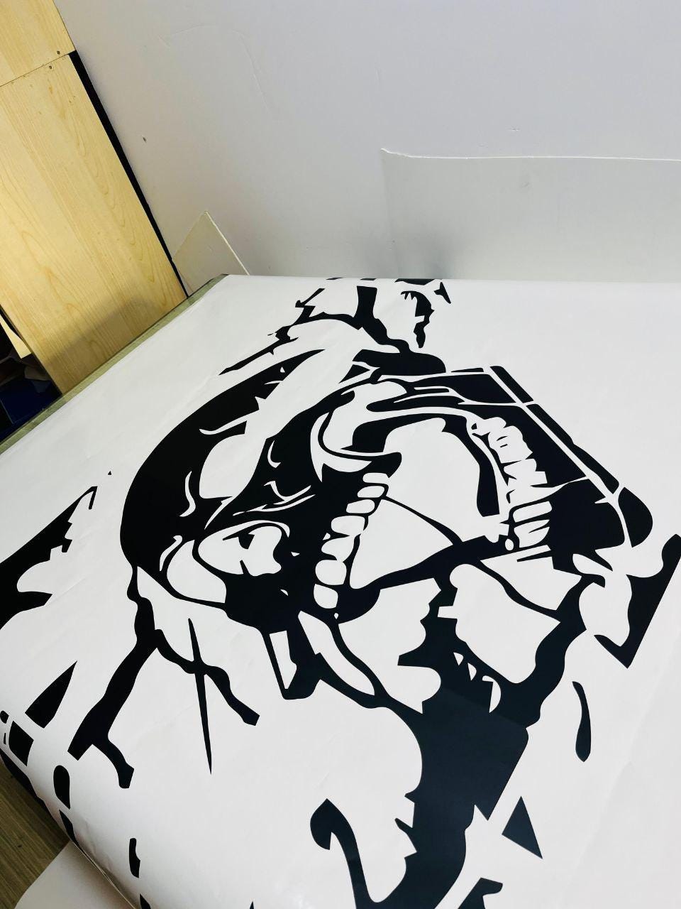 Factory Crafts Nightmare Side Graphic Kit Cast Vinyl Decal Wrap for Jeep Wrangler JL 4 Door