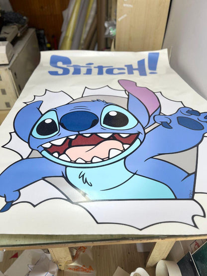 Stitch, Car Livery, Cast Vinyl Wrap, Universal Size, Car Wrap, Car Decal, Car Foil Design
