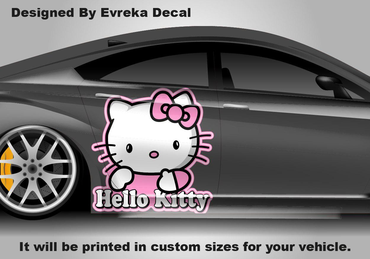 Hello Kitty Car Decals: Cuteness On the Go! Car Vinyl | Comics character, Designed Car Livery, Cast Vinyl Wrap