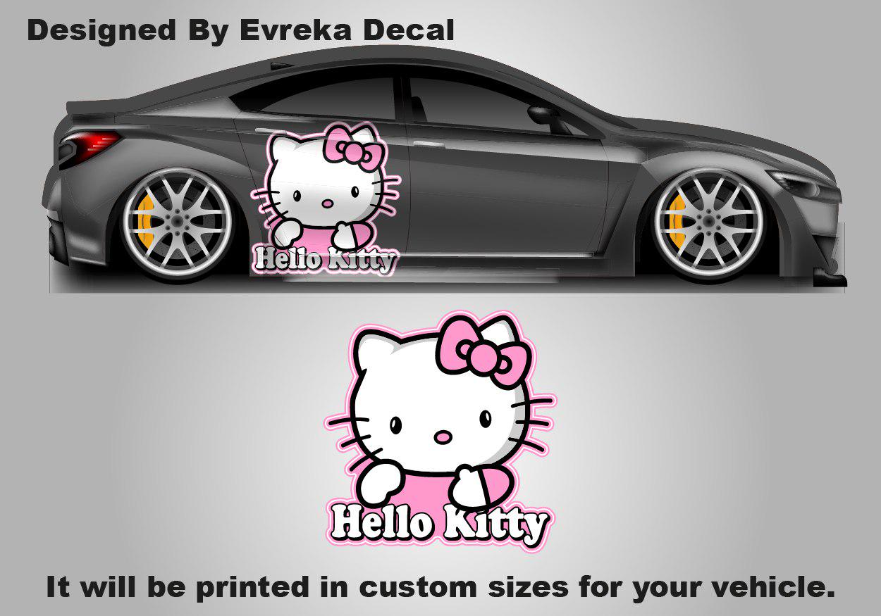 Hello Kitty Car Decals: Cuteness On the Go! Car Vinyl | Comics character, Designed Car Livery, Cast Vinyl Wrap